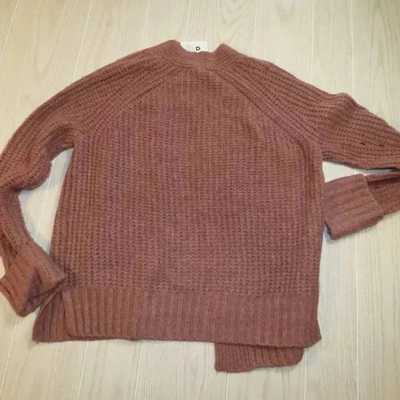 Buy 1 sweater, Get 2 Free Sincerely Jules Cardigan Sweater Mauve Oversized Sze S - Picture 6 of 7